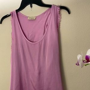 Dixie pink tank top in size S